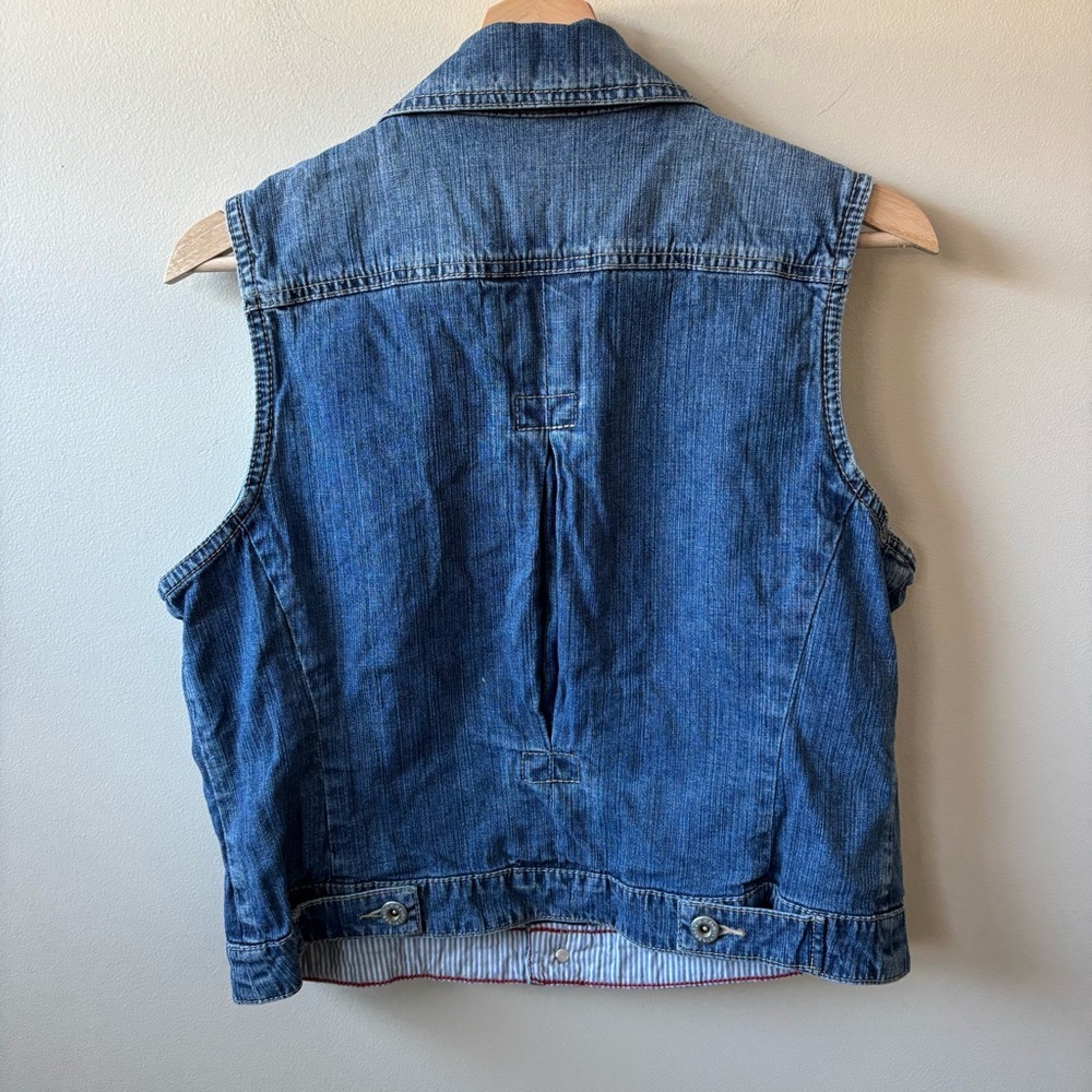 Tommy Hilfiger Denim Button Up Vest - Picture 5 of 8
